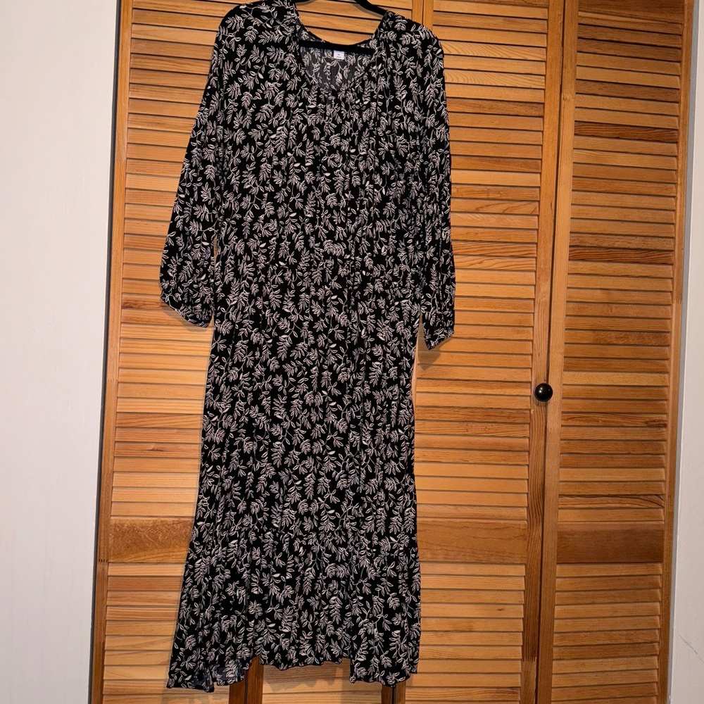 Leaf Print Dress